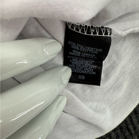 AVIATOR NATION SMILEY‎ 2 BOYFRIEND TEE - WHITE X-SMALL - Picture 5 of 8